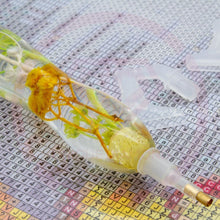 Laden Sie das Bild in den Galerie-Viewer, Premium-Stift Ergonomisch Diamond Painting Pflanzen Grün Orange