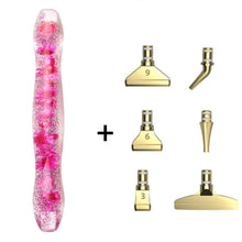 Laden Sie das Bild in den Galerie-Viewer, Premium-Stift Ergonomisch Diamond Painting Blumen Rosa 5 Varianten