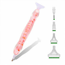 Laden Sie das Bild in den Galerie-Viewer, Premium-Stift Ergonomisch Diamond Painting Blumen Rosa