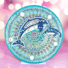 Laden Sie das Bild in den Galerie-Viewer, LED-Lampe Diamond Painting Delfine