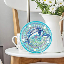 Laden Sie das Bild in den Galerie-Viewer, LED-Lampe Diamond Painting Delfine