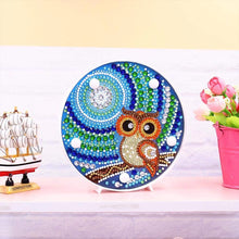 Laden Sie das Bild in den Galerie-Viewer, LED-Lampe Diamond Painting Eule