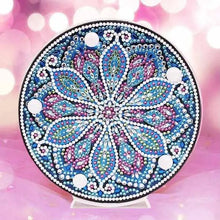 Laden Sie das Bild in den Galerie-Viewer, LED-Lampe Diamond Painting Blume Mandala