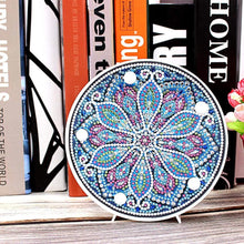 Laden Sie das Bild in den Galerie-Viewer, LED-Lampe Diamond Painting Blume Mandala