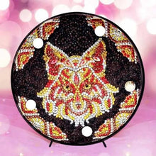 Laden Sie das Bild in den Galerie-Viewer, LED-Lampe Diamond Painting Fuchs Mandala