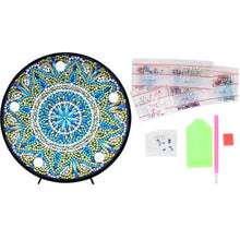 Laden Sie das Bild in den Galerie-Viewer, LED-Lampe Diamond Painting Kristall Mandala