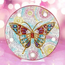 Laden Sie das Bild in den Galerie-Viewer, LED-Lampe Diamond Painting Schmetterling
