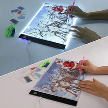 Laden Sie das Bild in den Galerie-Viewer, Unterlage Diamond Painting LED Pad A3