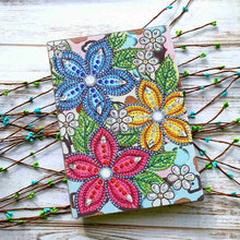 Laden Sie das Bild in den Galerie-Viewer, Notizbuch Diamond Painting Design Blumen