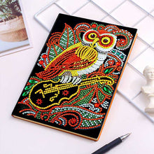 Laden Sie das Bild in den Galerie-Viewer, Notizbuch Diamond Painting Eule mit Geige