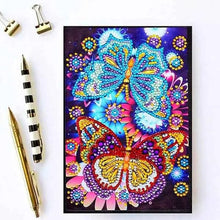 Laden Sie das Bild in den Galerie-Viewer, Notizbuch Diamond Painting Schmetterlinge