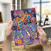 Laden Sie das Bild in den Galerie-Viewer, Notizbuch Diamond Painting mit Schmetterlingen