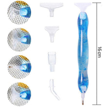 Laden Sie das Bild in den Galerie-Viewer, Premium-Stift Diamond Painting Ergonomisch Blau Zubehör