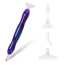 Laden Sie das Bild in den Galerie-Viewer, Premium-Stift Diamond Painting Ergonomisch Violett 5 Varianten