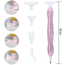 Laden Sie das Bild in den Galerie-Viewer, Premium-Stift Diamond Painting Ergonomisch Glitzer Rosa 5 Varianten