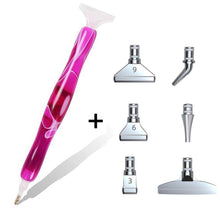 Laden Sie das Bild in den Galerie-Viewer, Premium-Stift Diamond Painting Wellen Violett 5 Varianten
