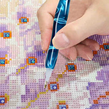 Laden Sie das Bild in den Galerie-Viewer, Premium-Stift Diamond Painting Ergonomisch Blau Dunkel 5 Varianten