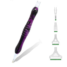 Laden Sie das Bild in den Galerie-Viewer, Premium-Stift Diamond Painting Ergonomisch Violett Dunkel 5 Varianten