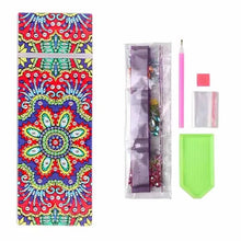 Laden Sie das Bild in den Galerie-Viewer, Stift Etui Diamond Painting Blumen