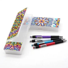 Laden Sie das Bild in den Galerie-Viewer, Stift Etui Diamond Painting Blumen