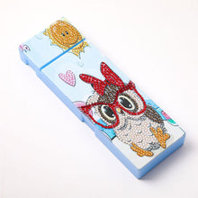 Laden Sie das Bild in den Galerie-Viewer, Stift Etui Diamond Painting Eule
