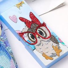 Laden Sie das Bild in den Galerie-Viewer, Stift Etui Diamond Painting Eule
