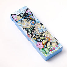 Laden Sie das Bild in den Galerie-Viewer, Stiftbox Diamond Painting Katze