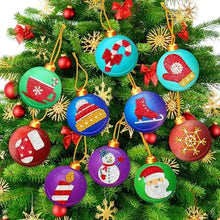 Laden Sie das Bild in den Galerie-Viewer, Anhänger Weihnachtsbaum 10 Stück Set