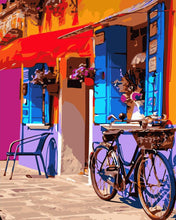 Laden Sie das Bild in den Galerie-Viewer, Buntes Café | Figured'Art