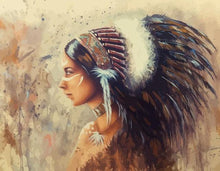 Laden Sie das Bild in den Galerie-Viewer, Malen nach Zahlen für Erwachsene | Ein Indianer | Figured'Art