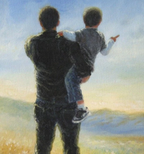 Laden Sie das Bild in den Galerie-Viewer, Malen nach Zahlen für Erwachsene | Vater und Kind | Figured'Art