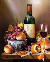 Laden Sie das Bild in den Galerie-Viewer, Malen nach Zahlen für Erwachsene | Wein und Obst | Figured'Art