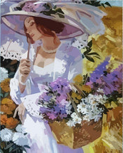 Laden Sie das Bild in den Galerie-Viewer, Malen nach Zahlen für Erwachsene | Romantische Frau | Figured'Art