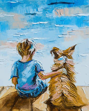 Laden Sie das Bild in den Galerie-Viewer, Malen nach Zahlen für Erwachsene | Hund mit seinen Jungen | Figured'Art