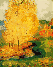 Laden Sie das Bild in den Galerie-Viewer, Malen nach Zahlen für Erwachsene | Großer Gelber Baum | Figured'Art
