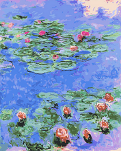 Laden Sie das Bild in den Galerie-Viewer, Malen nach Zahlen für Erwachsene | Blick auf Lilien | Figured'Art