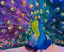 Laden Sie das Bild in den Galerie-Viewer, Malen nach Zahlen für Erwachsene | Großer Pfau | Figured'Art