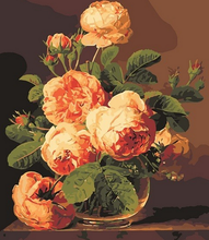 Laden Sie das Bild in den Galerie-Viewer, Malen nach Zahlen Erwachsene Große Blumen Figured'Art