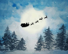Laden Sie das Bild in den Galerie-Viewer, Malen nach Zahlen für Erwachsene | Weihnachtsschlitten | Figured'Art