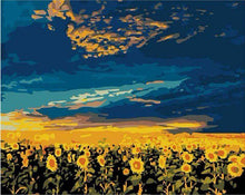 Laden Sie das Bild in den Galerie-Viewer, Malen nach Zahlen für Erwachsene | Großes Sonnenblumenfeld | Figured'Art