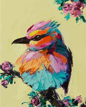 Laden Sie das Bild in den Galerie-Viewer, Malen nach Zahlen für Erwachsene | Kleiner Vogel auf dem Ast | Figured'Art
