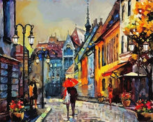 Laden Sie das Bild in den Galerie-Viewer, Malen nach Zahlen für Erwachsene | Romantik in der Stadt | Figured'Art
