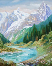 Laden Sie das Bild in den Galerie-Viewer, Malen nach Zahlen für Erwachsene | Blick auf den Bach | Figured'Art