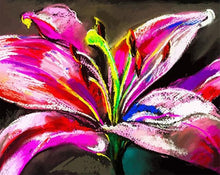 Laden Sie das Bild in den Galerie-Viewer, Malen nach Zahlen für Erwachsene | Farbige Blume | Figured'Art