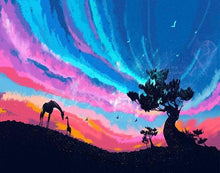 Laden Sie das Bild in den Galerie-Viewer, Malen nach Zahlen für Erwachsene | Himmel und Giraffen | Figured'Art
