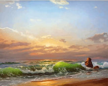 Laden Sie das Bild in den Galerie-Viewer, Malen nach Zahlen für Erwachsene | Erholender Strand | Figured'Art