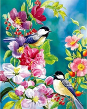 Laden Sie das Bild in den Galerie-Viewer, Malen nach Zahlen für Erwachsene | Schöne Vögel im Frühling | Figured'Art