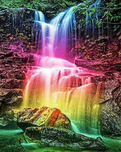 Laden Sie das Bild in den Galerie-Viewer, Malen nach Zahlen für Erwachsene | Bunter Wasserfall | Figured'Art
