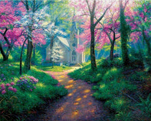Laden Sie das Bild in den Galerie-Viewer, Malen nach Zahlen für Erwachsene | Weg im Frühling | Figured'Art