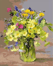 Laden Sie das Bild in den Galerie-Viewer, Malen nach Zahlen für Erwachsene | Gelber Blumenstrauß 2 | Figured'Art